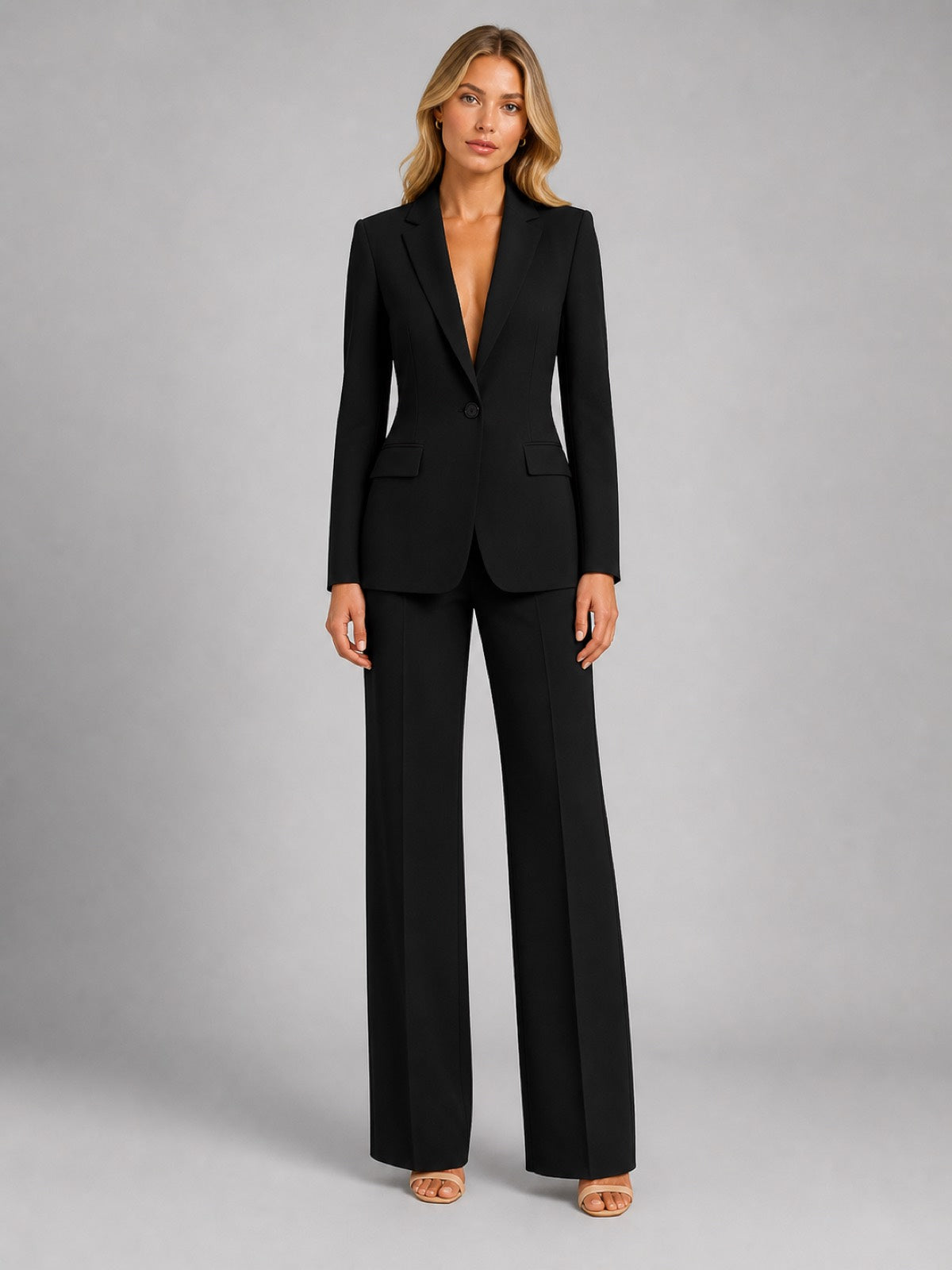 Blazer Broekpak Dames Tweedelig - afbeelding 4