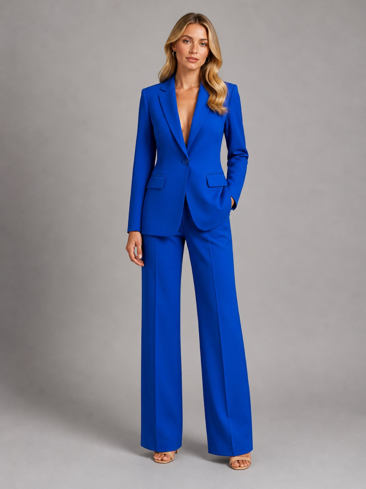 Blazer Broekpak Dames Tweedelig - afbeelding 5