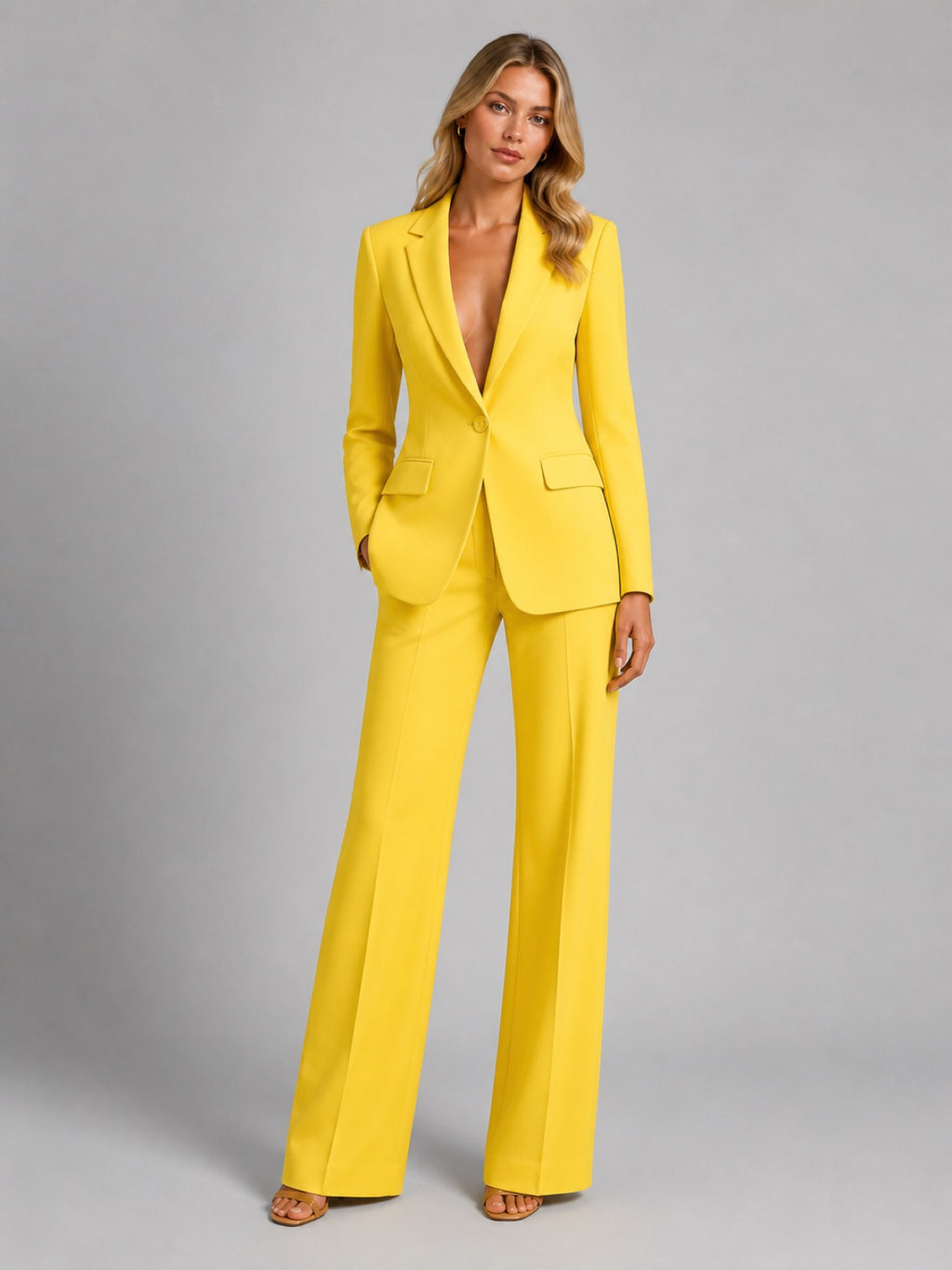 Blazer Broekpak Dames Tweedelig - afbeelding 6