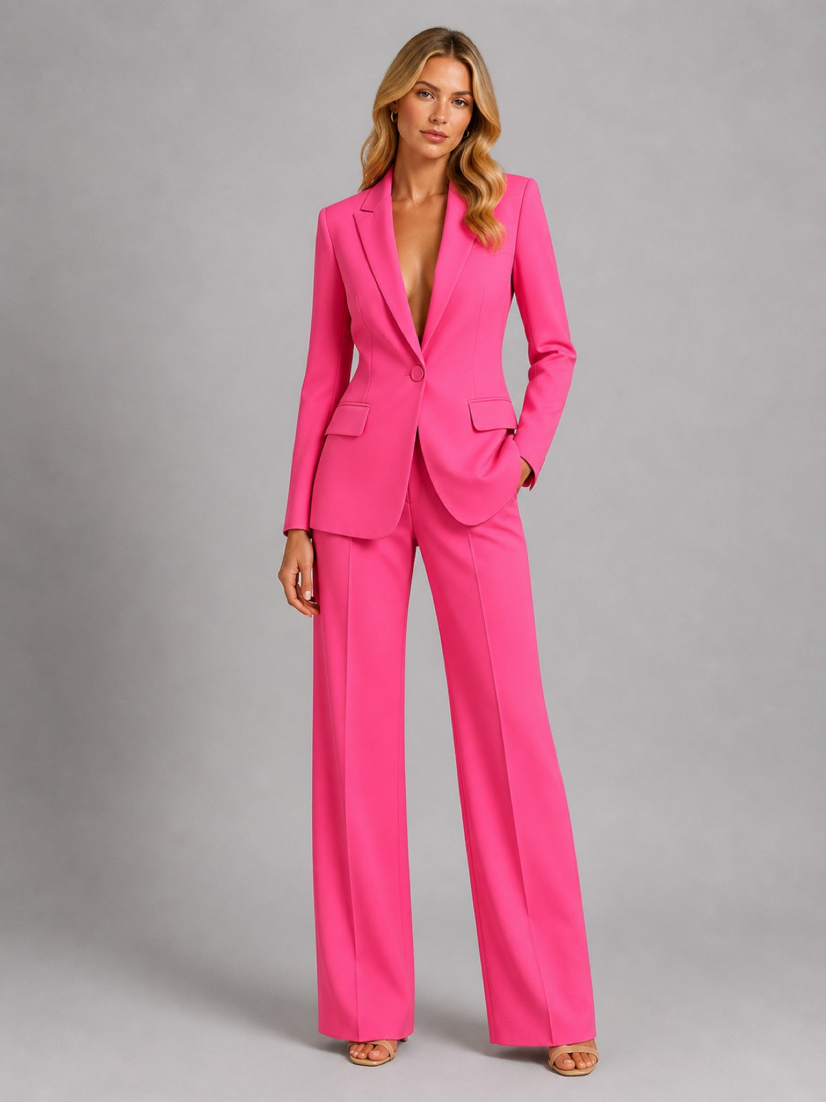 Blazer Broekpak Dames Tweedelig - afbeelding 7