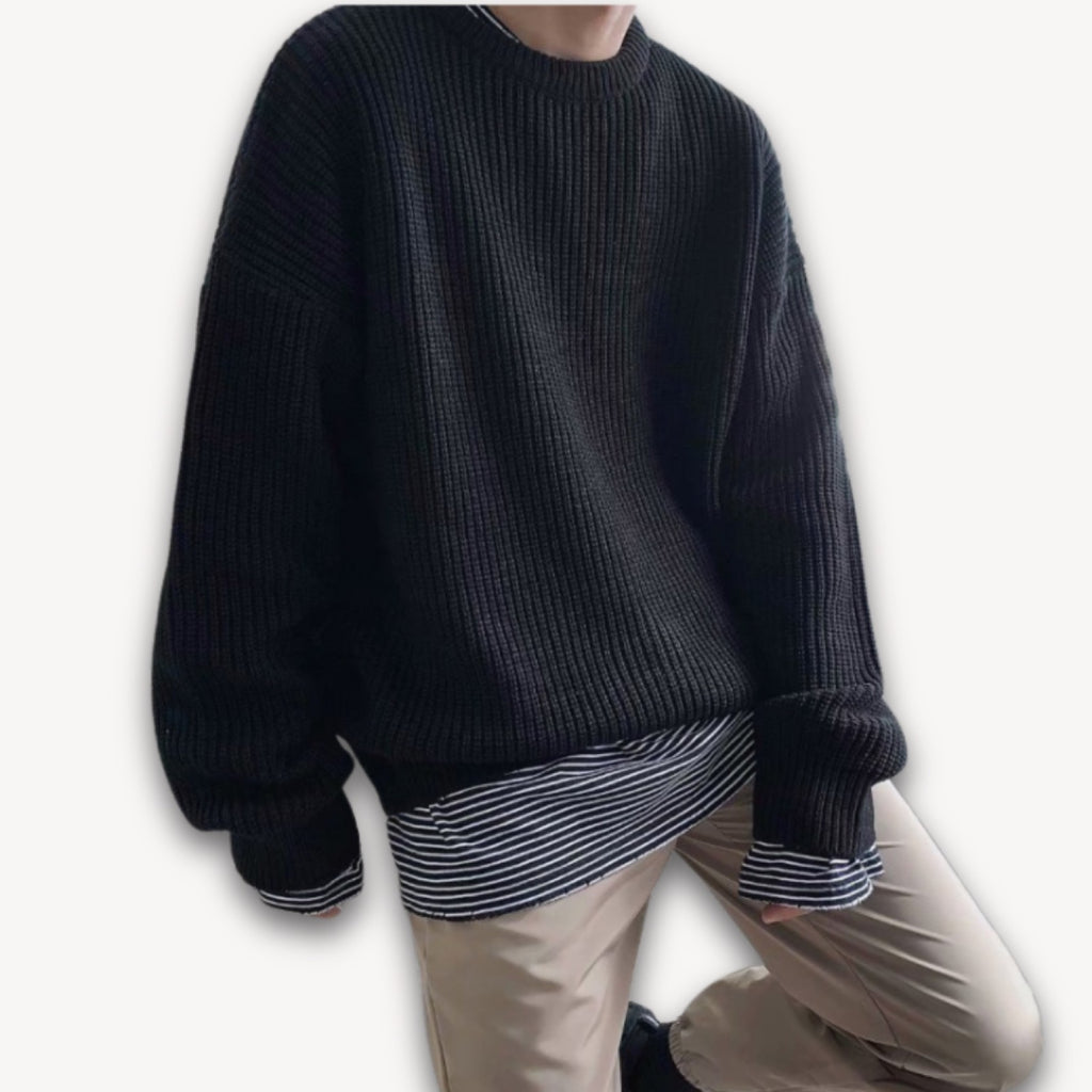 Kabelgebreide Coltrui Dames Oversized - afbeelding 8