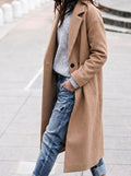Oversized Trenchcoat Dames met Revers - afbeelding 1