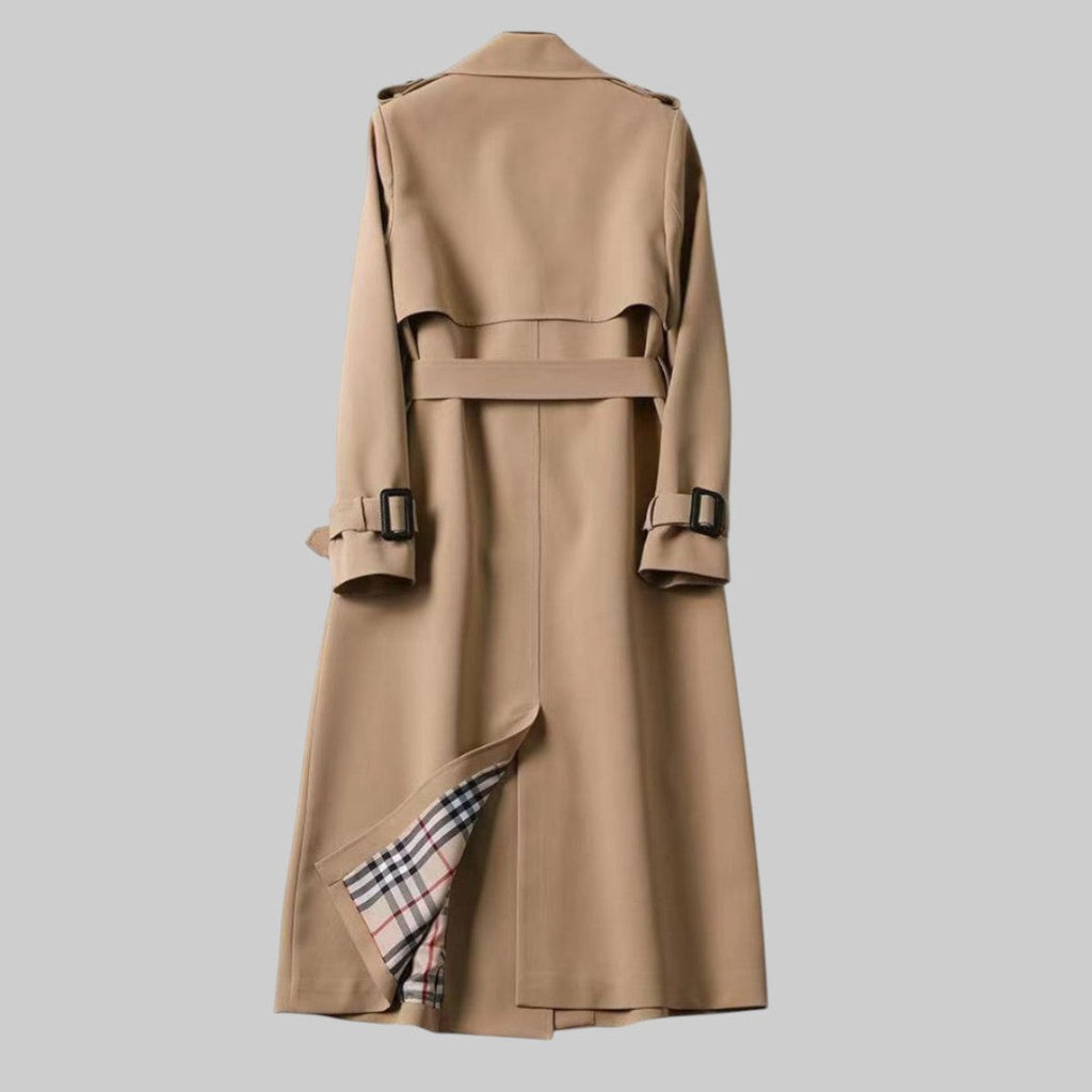 Lange Trenchcoat Dames met Ceintuur - afbeelding 7