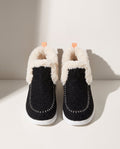 Leren Enkellaarsjes Dames met Hak in Zwart, productfoto 1