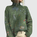 Coltrui Dames met Print in Groen, productfoto