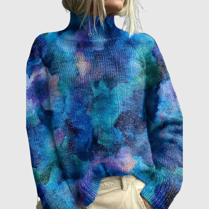 Coltrui Dames met Print in Blauw, productfoto