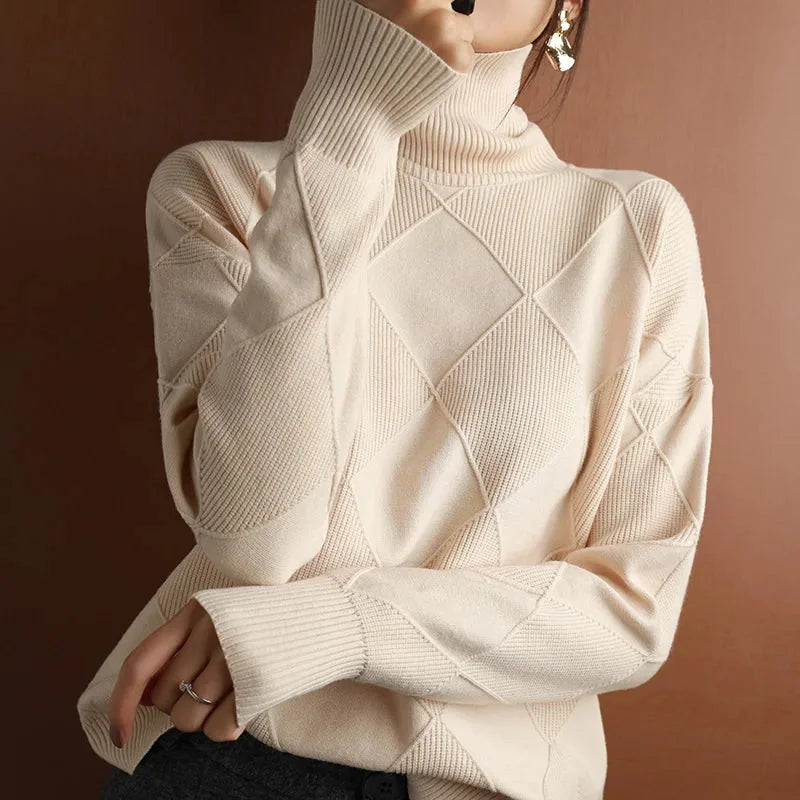 Geribde Coltrui Dames in Beige, productfoto
